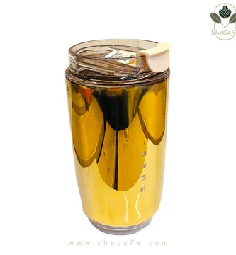 تراول ماگ اسمگ طلایی مدل Smeg-648 گنجایش 240میلی لیتر-سایز کوچک تراول ماگ اسمگ طلایی مدل Smeg-648 گنجایش 240میلی لیتر-سایز کوچک